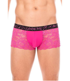 Boxer magenta en dentelle délicate - LM2006-67MAG